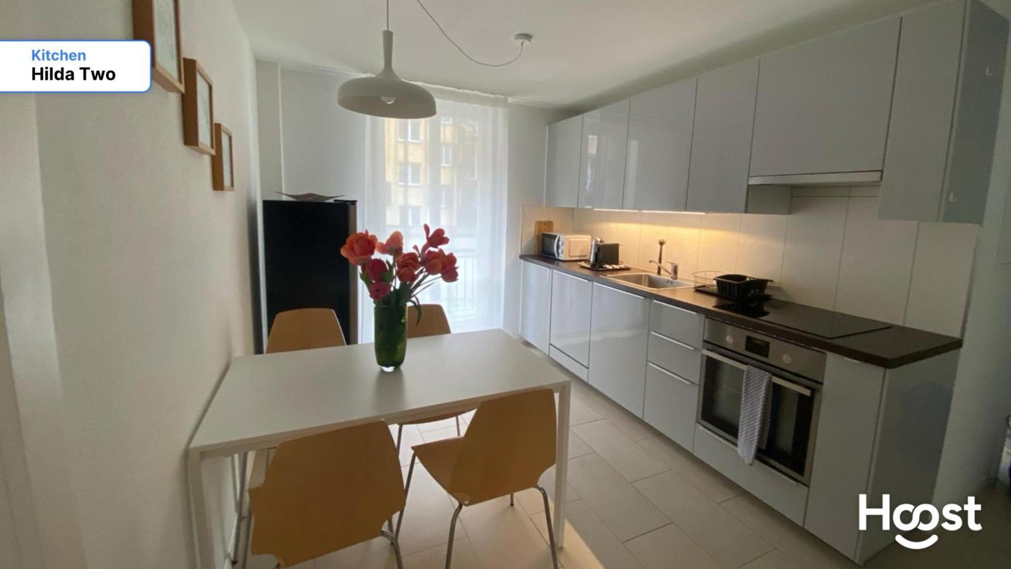 H2 With 3,5 Rooms, 2Br, Living Room And Kitchen, Central And Quite Zurich Exterior photo